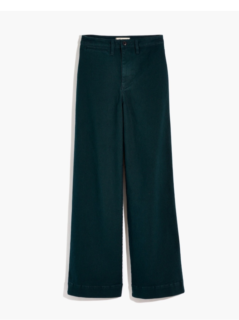 NEW! Madewell Emmet Corduroy Pants Smokey Spruce Green Size 32 Petite NWT 32p